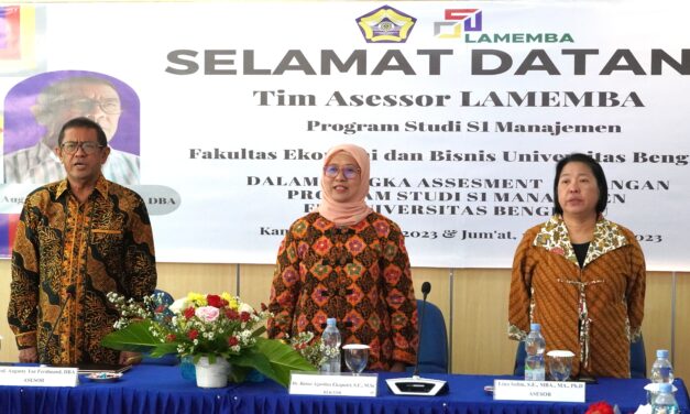 ASESSMENT LAPANGAN AKREDITASI LAMEMBA PADA PROGRAM STUDI S1 MANAJEMEN FEB UNIB