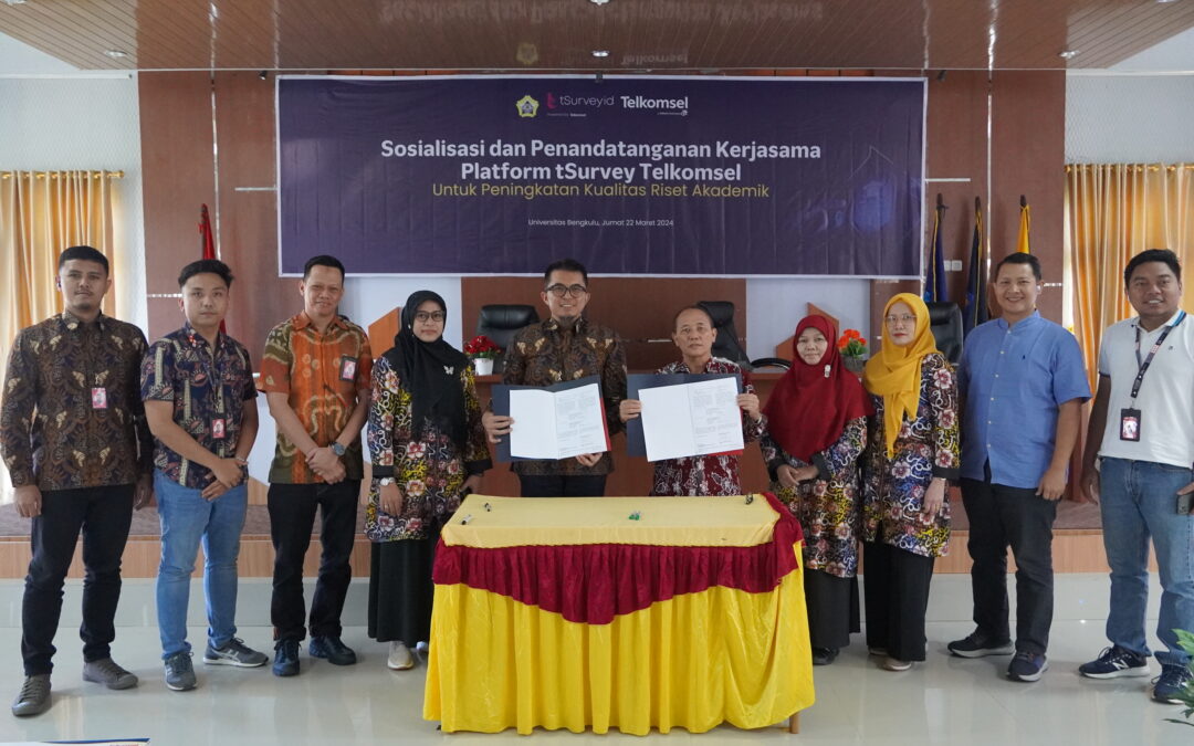 FEB UNIB Lakukan Perjanjian Kerjasama Dengan Telkomsel