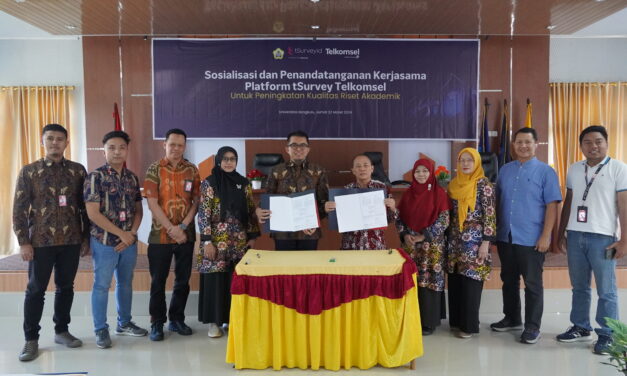 FEB UNIB Lakukan Perjanjian Kerjasama Dengan Telkomsel