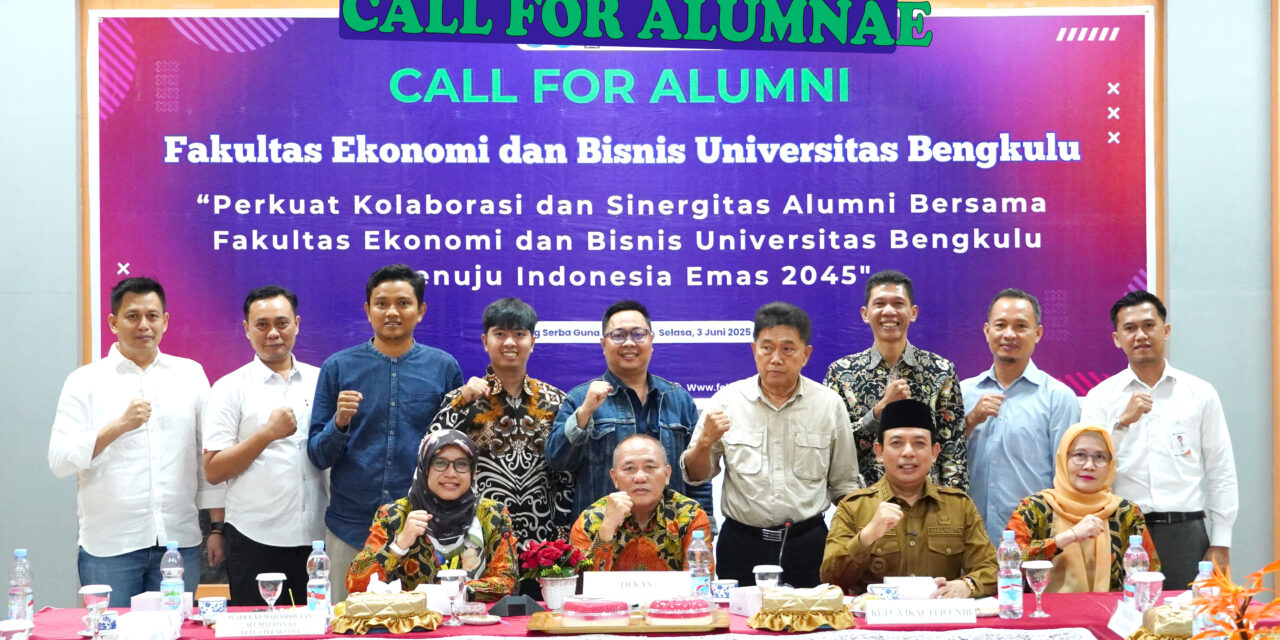 FEB UNIB SELENGGARAKAN RAPAT KOORDINASI BERSAMA PENGURUS INTI ALUMNI IKA PRODI FEB UNIB