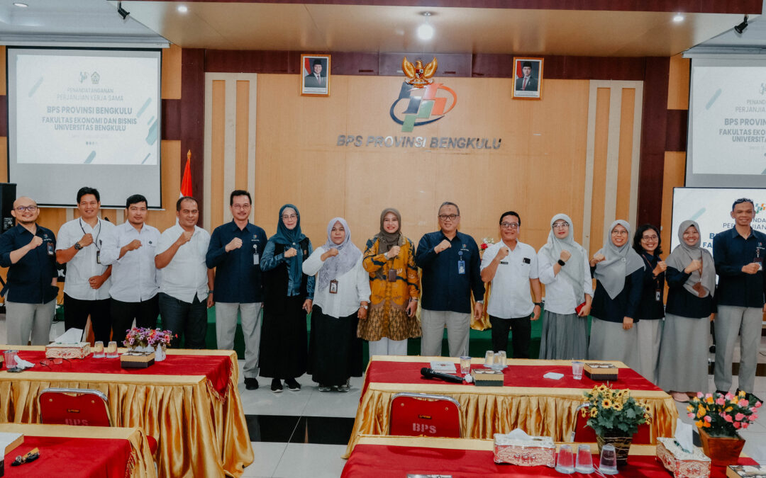 Perkuat Kolaborasi, FEB UNIB tandatangani Perjanjian Kerjasama (PKS) dengan Badan Pusat Statistik (BPS) Provinsi Bengkulu