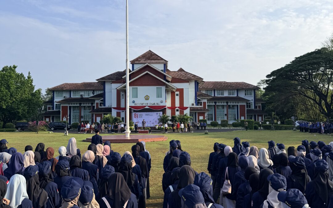 Semarak HUT ke-81 RI, Sivitas Akademika FEB UNIB Ikuti Upacara dan Perlombaan Kemerdekaan